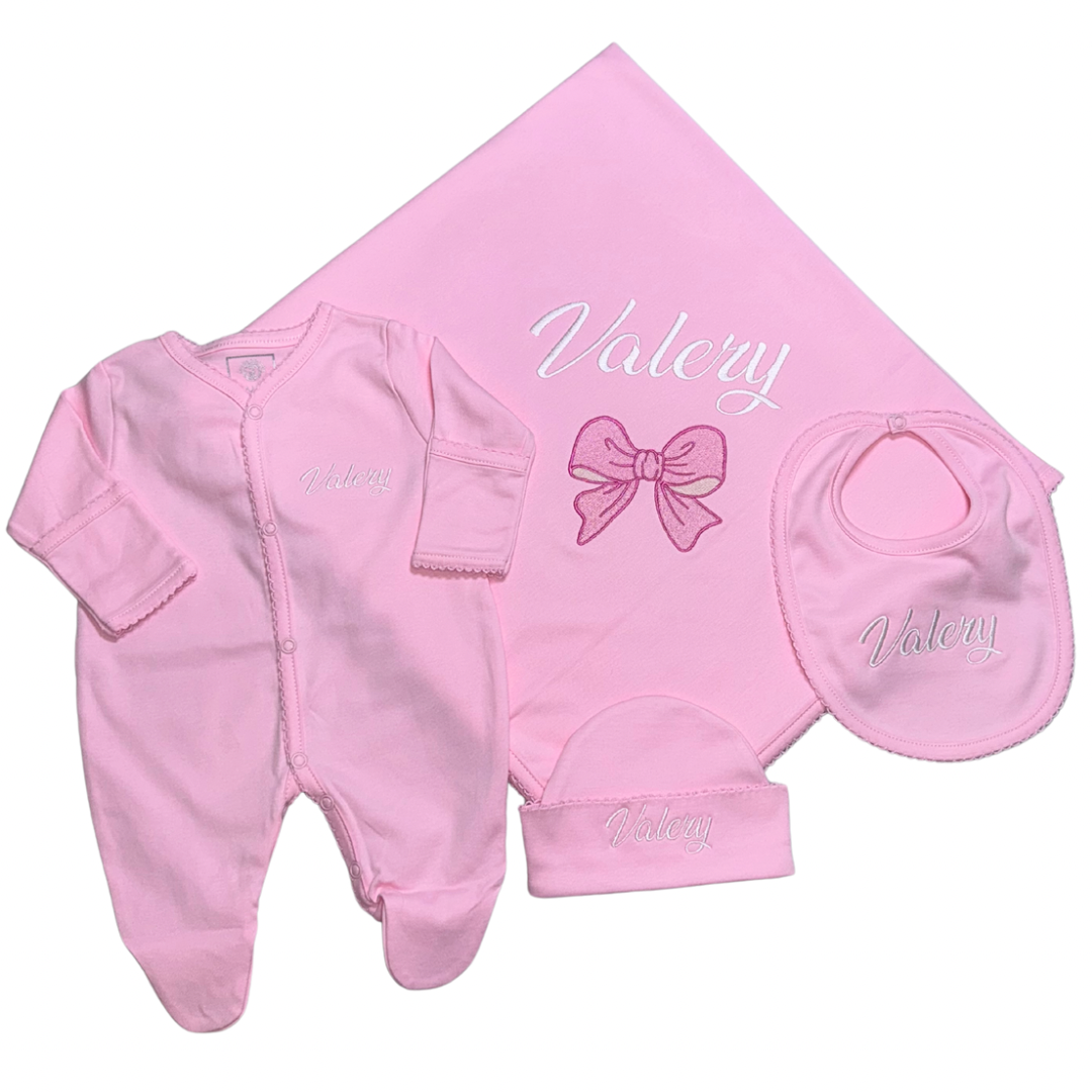 Personalized Baby Clothing 4 pieces Set