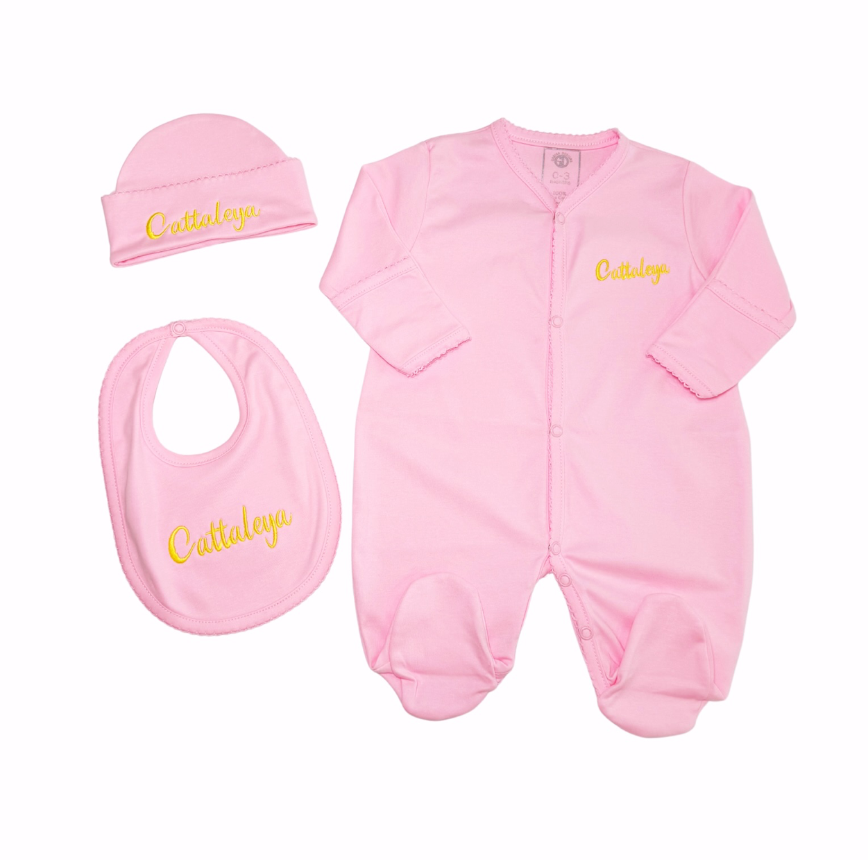 Ballet Pink Pima Cotton Baby Set