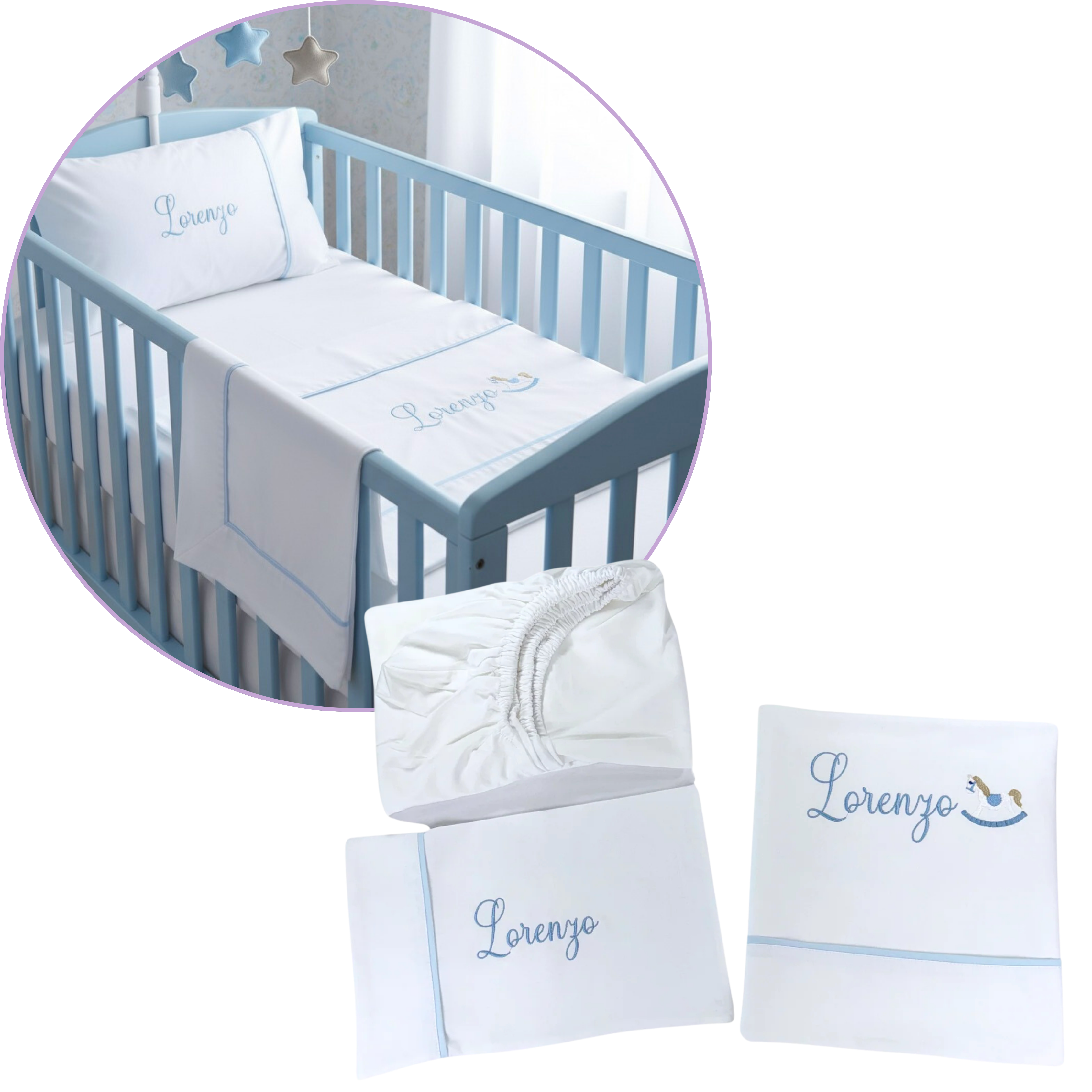 Gabisa 3 pieces crib set