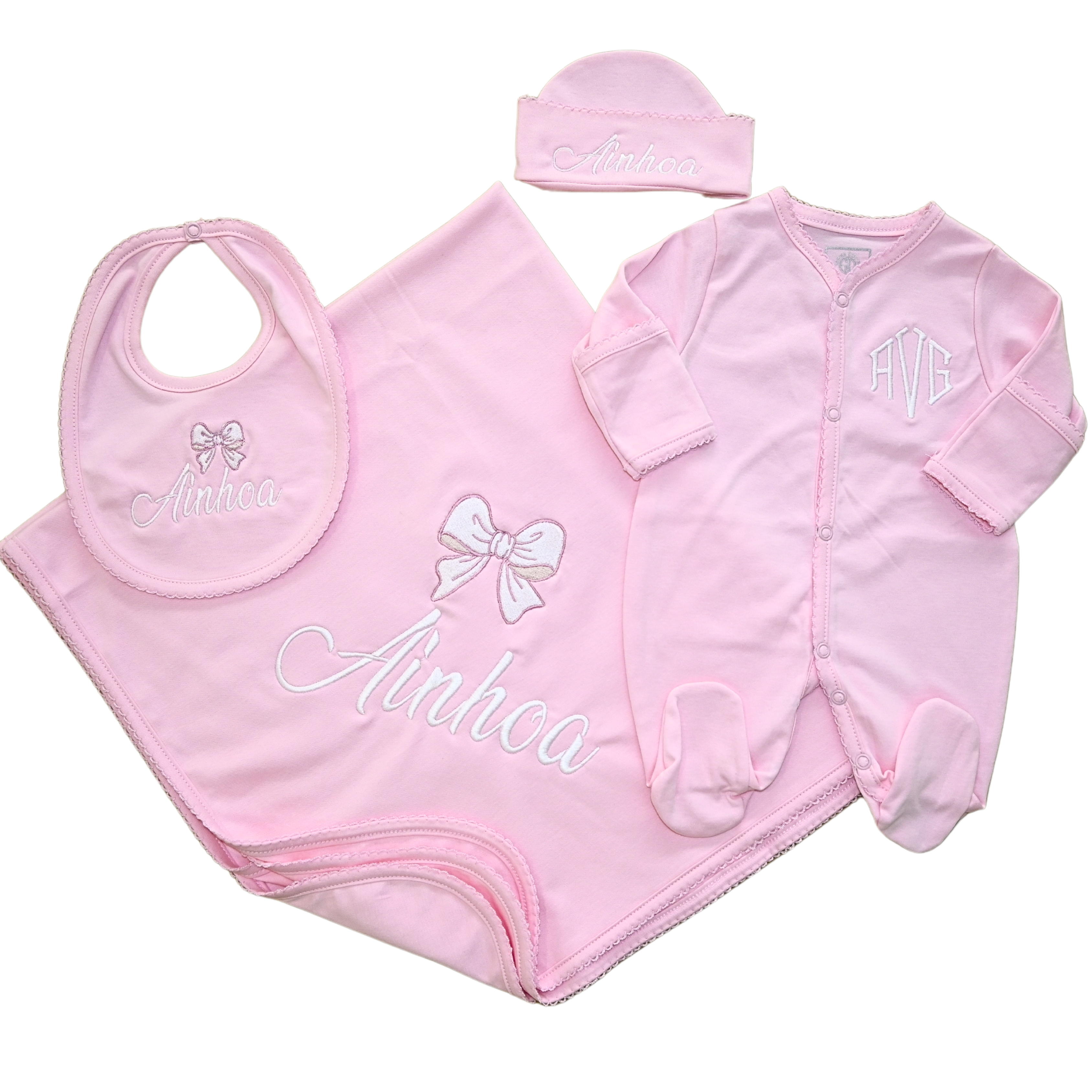 Personalized Baby Clothing 4 pieces Set
