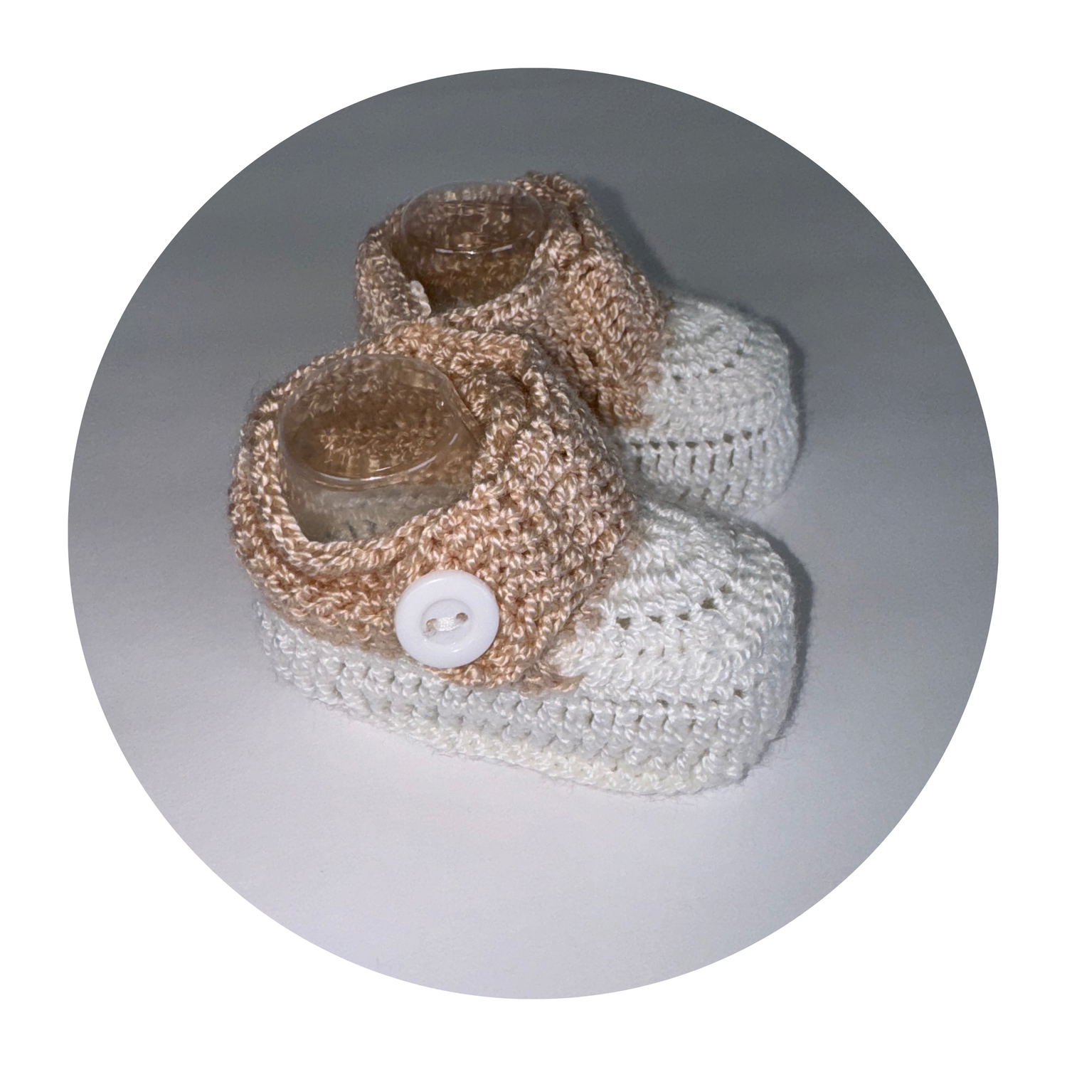 Beige Knit Shoes