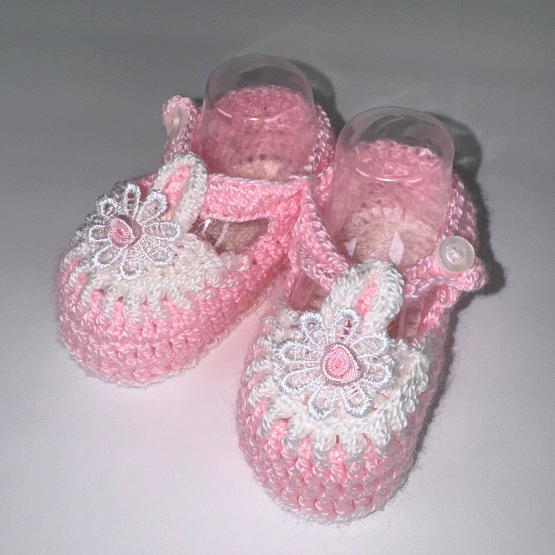 Pink Knit Shoes