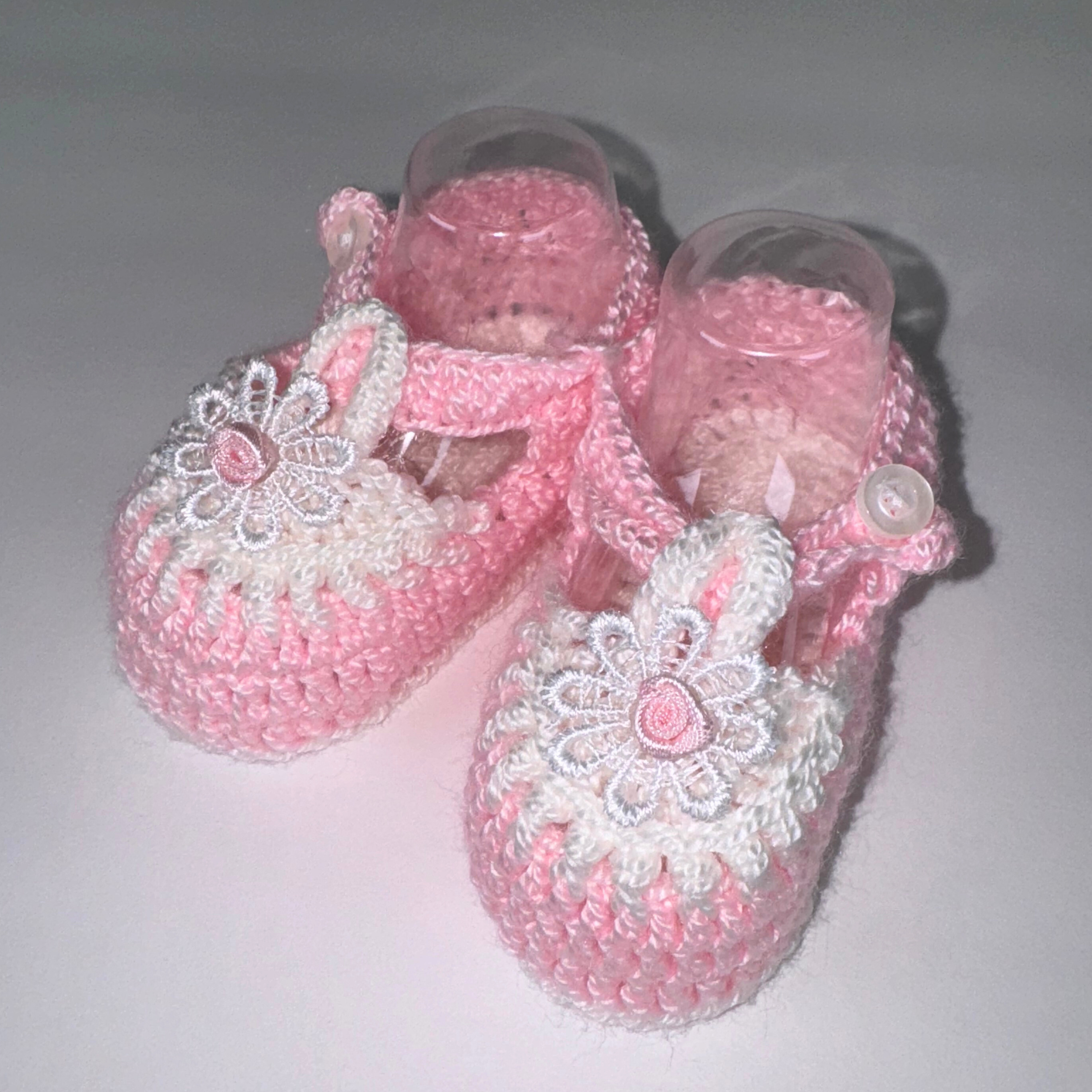 Pink Knit Shoes