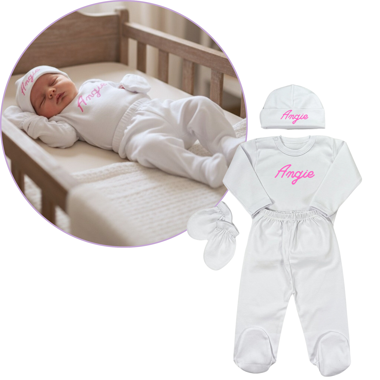 Two pieces White Set