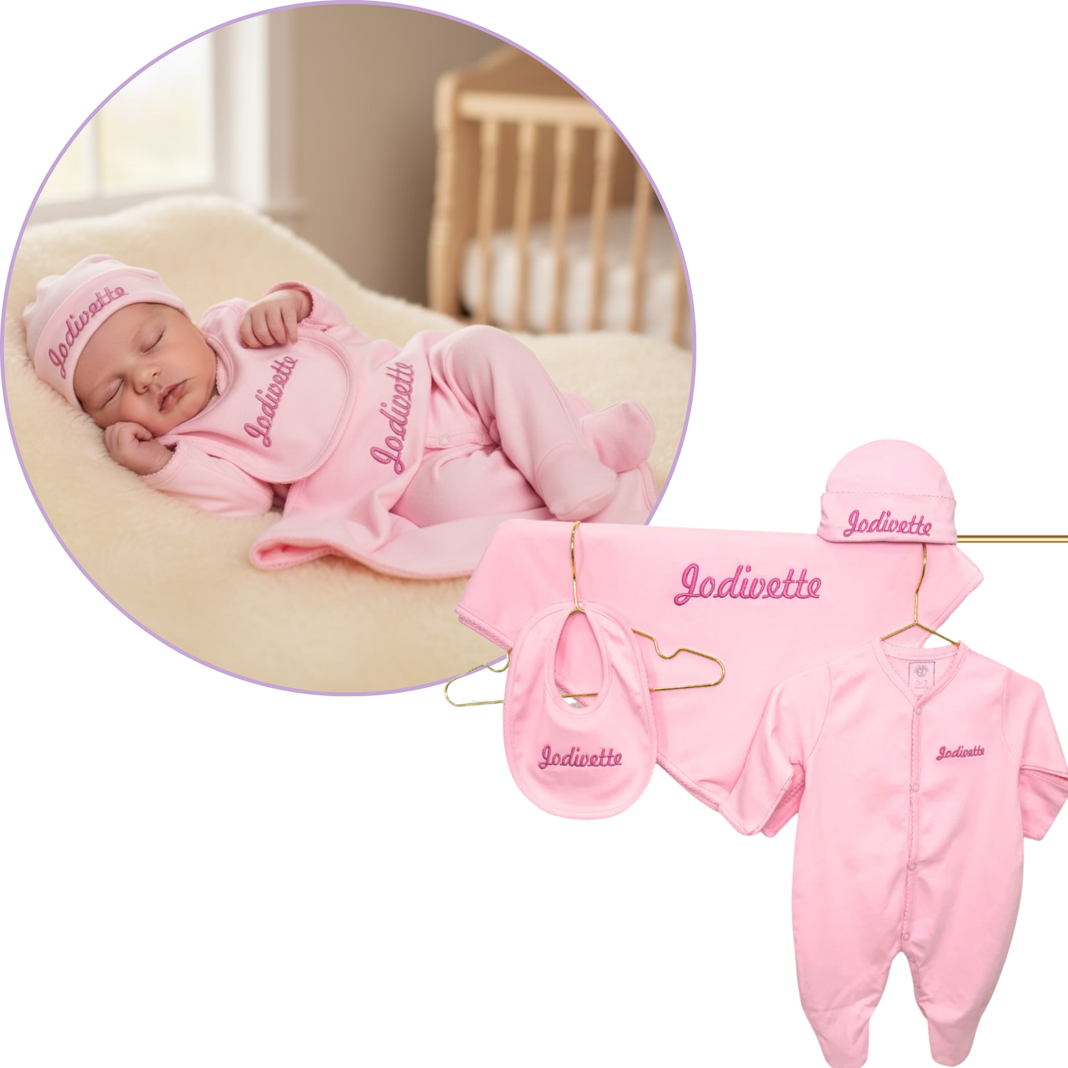 Personalized Baby Clothing 4 pieces Set