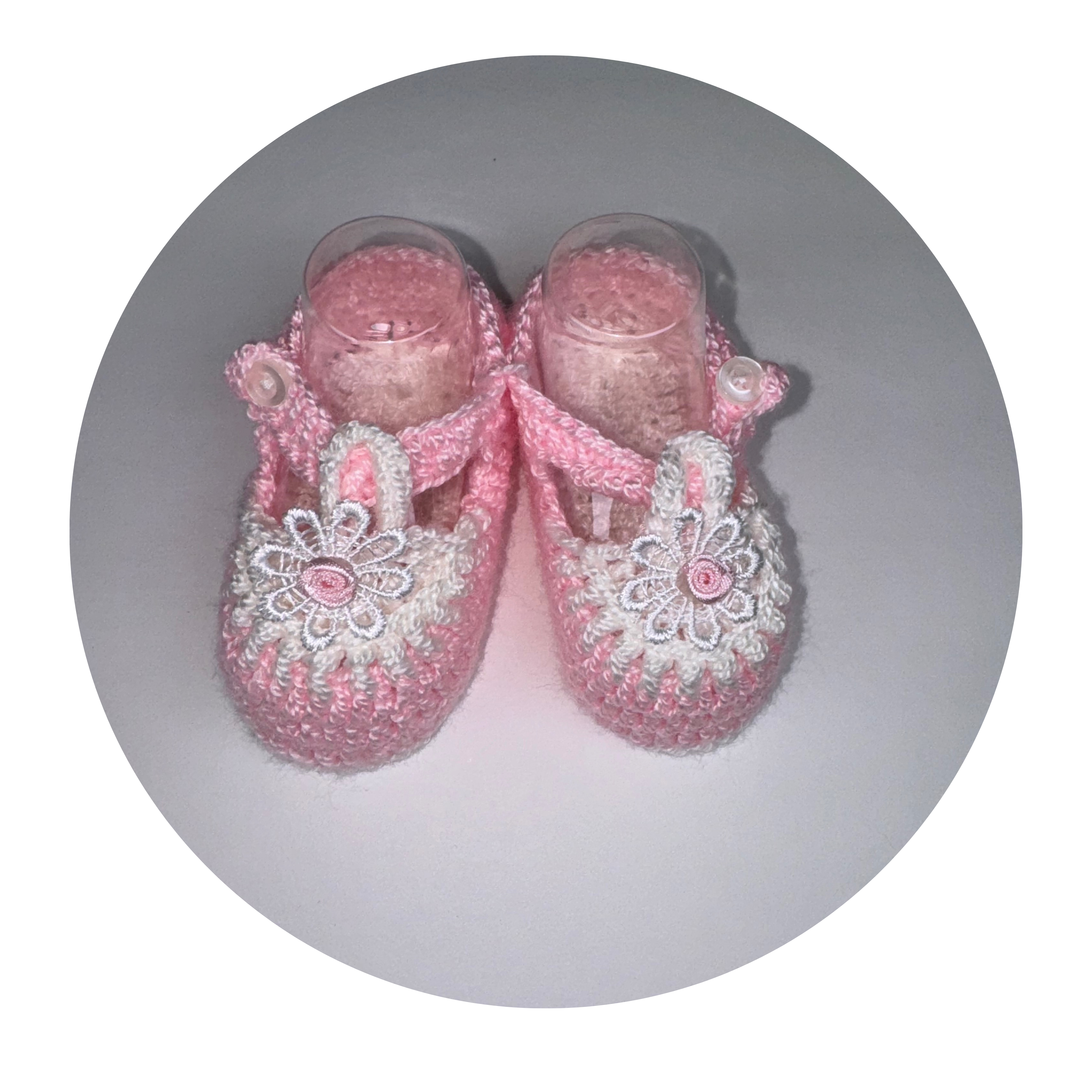 Pink Knit Shoes