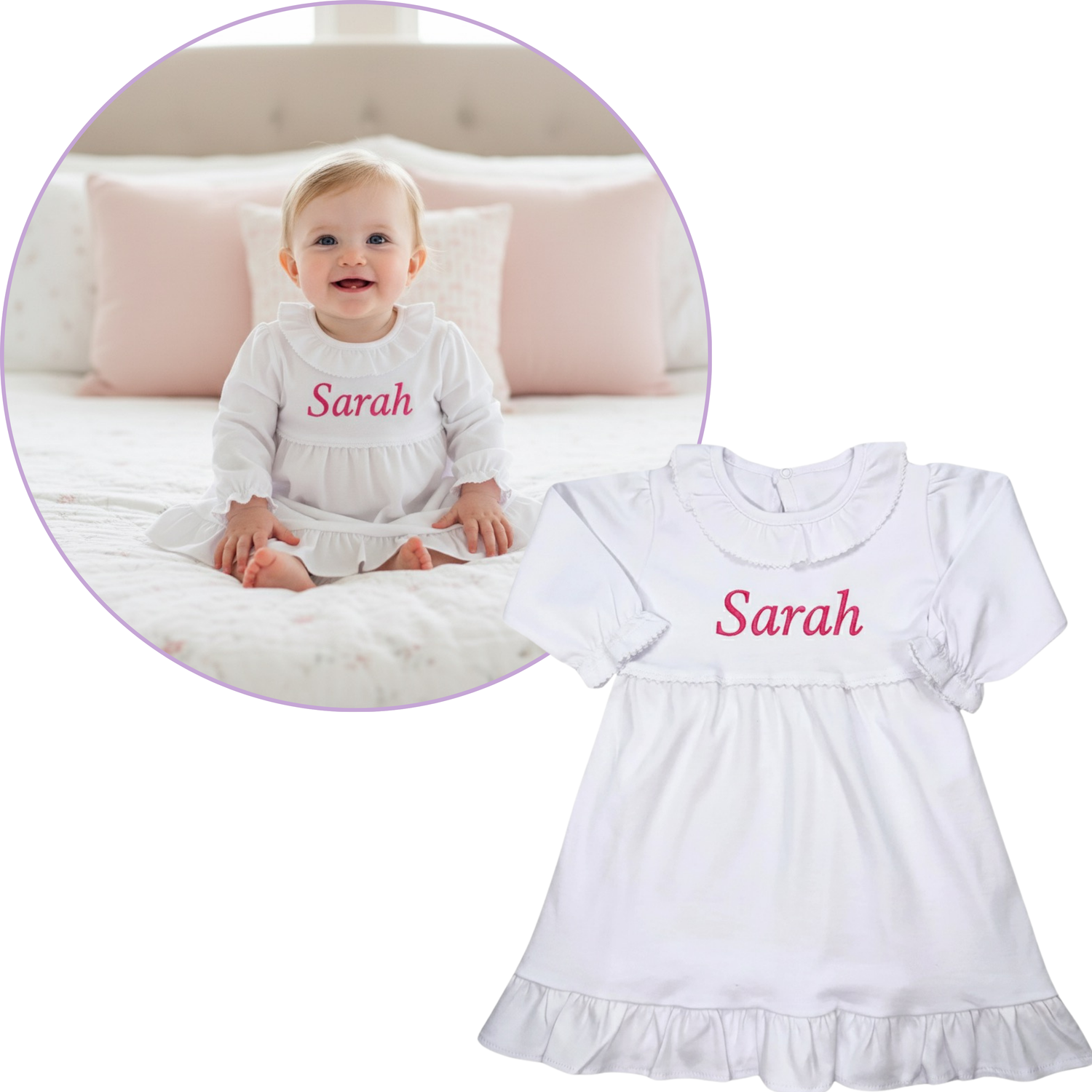 Baby girl pijama gown