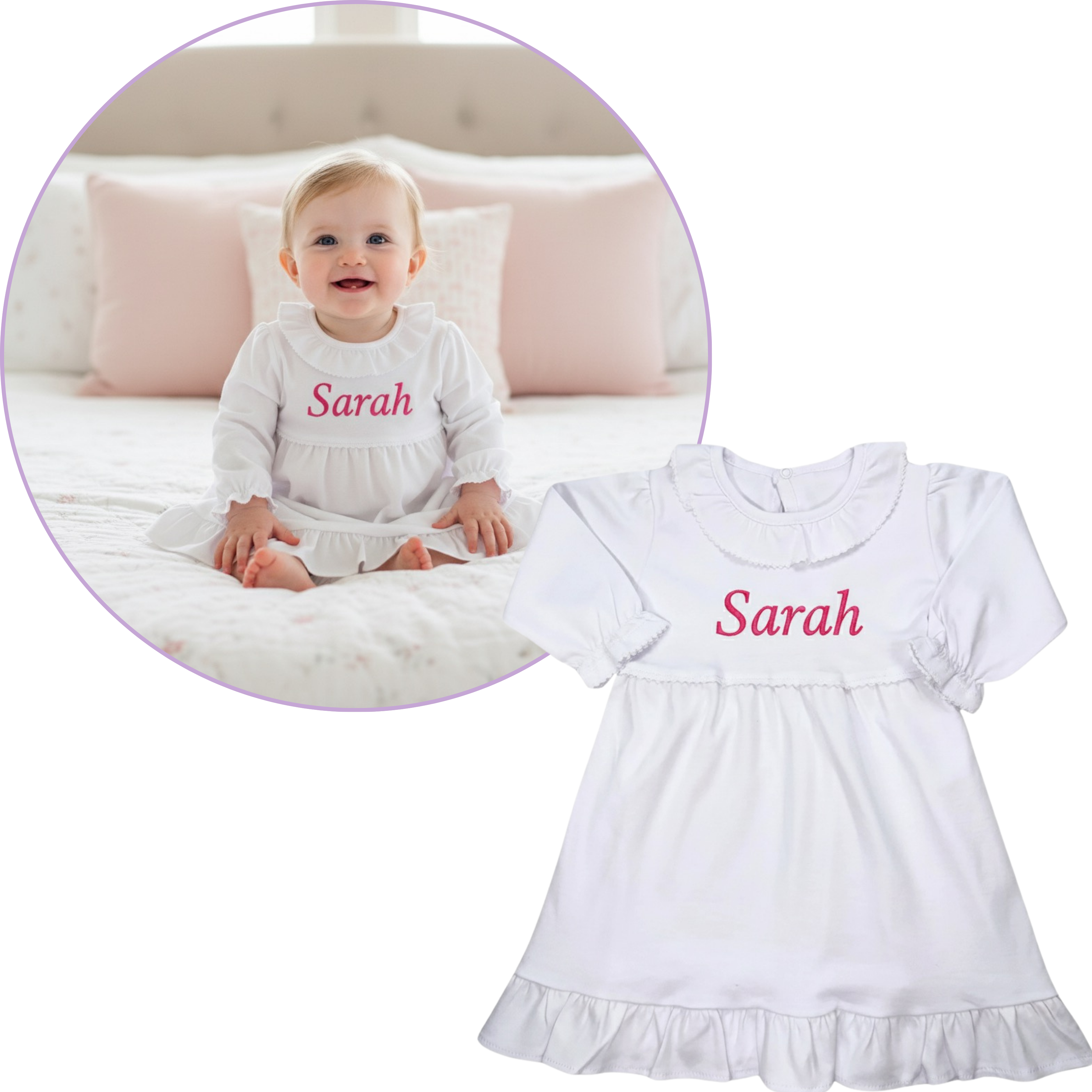 Baby girl pijama gown