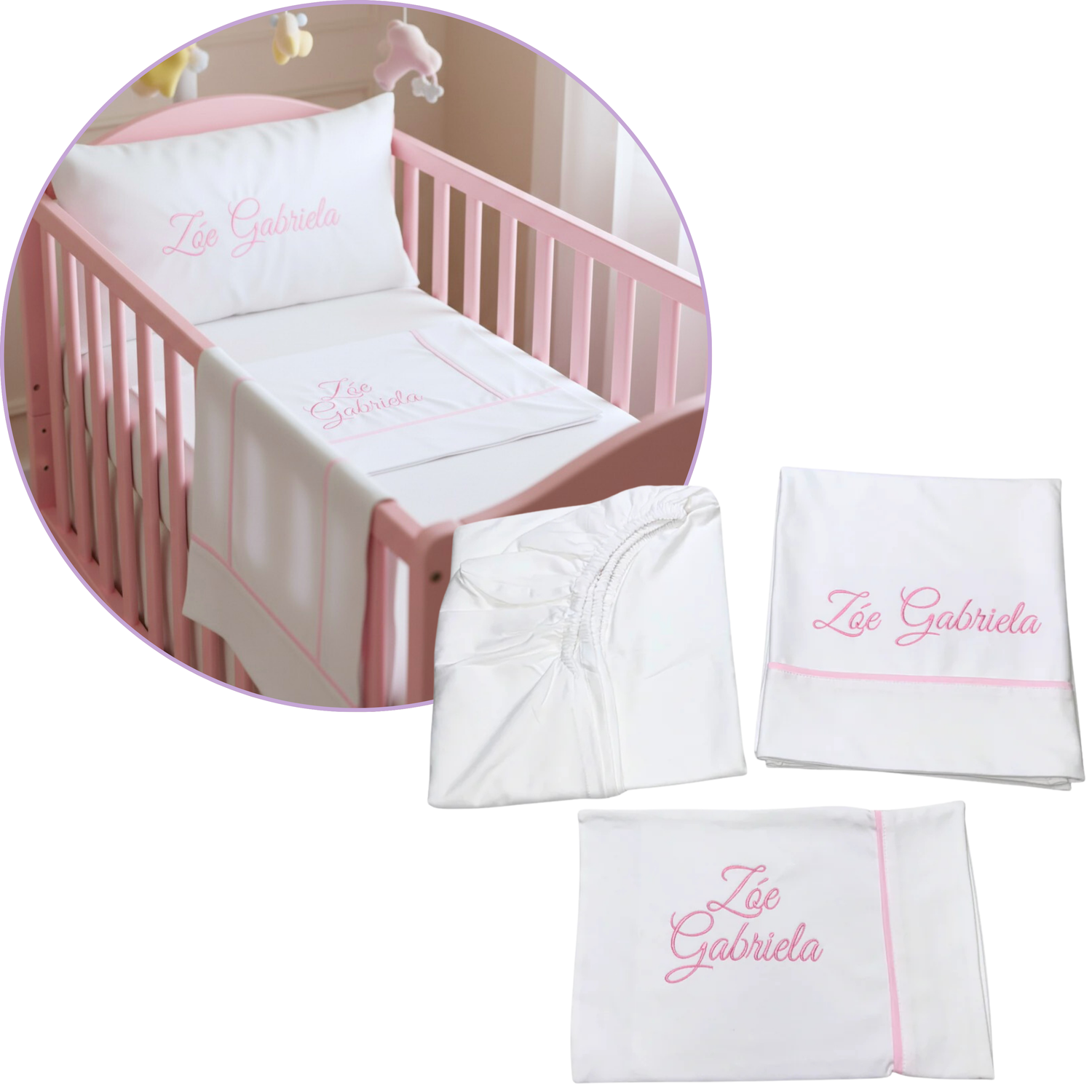 Gabisa 3 pieces crib set