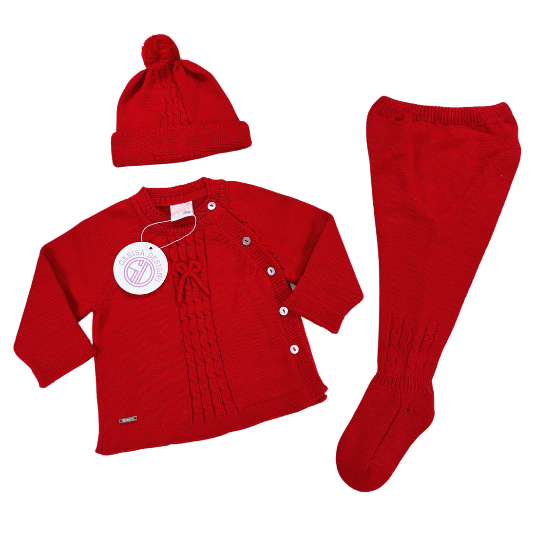 Red knit Set