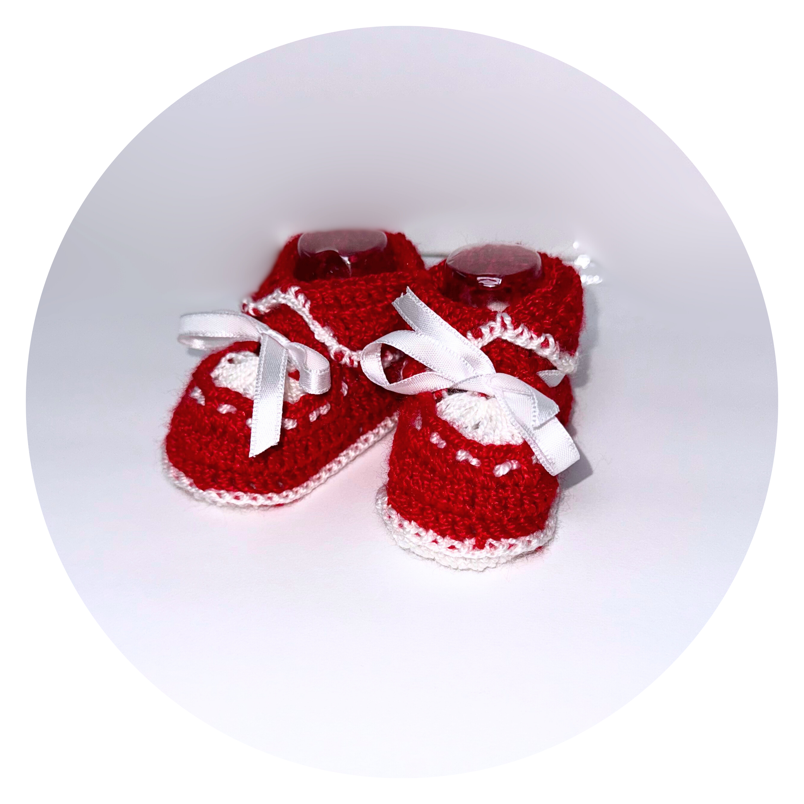 Red Knit Shoes