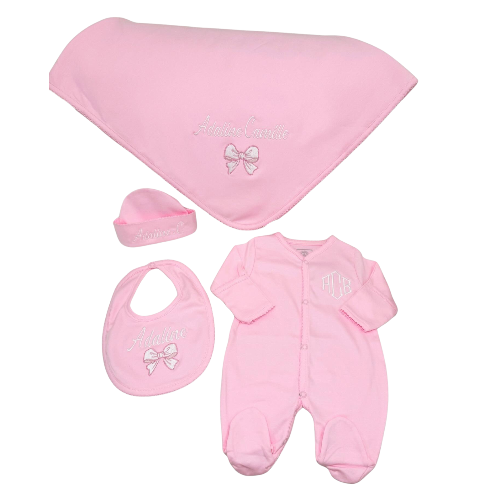 Personalized Baby Clothing 4 pieces Set