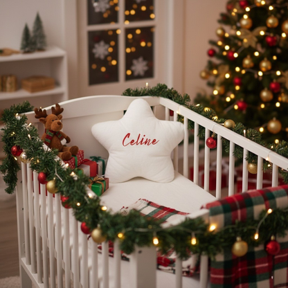 Christmas Heart/Star Pillow