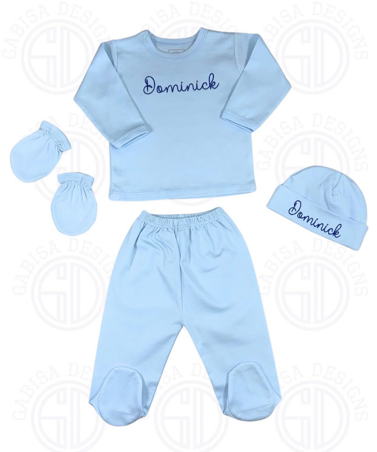 Two pieces Blue Set