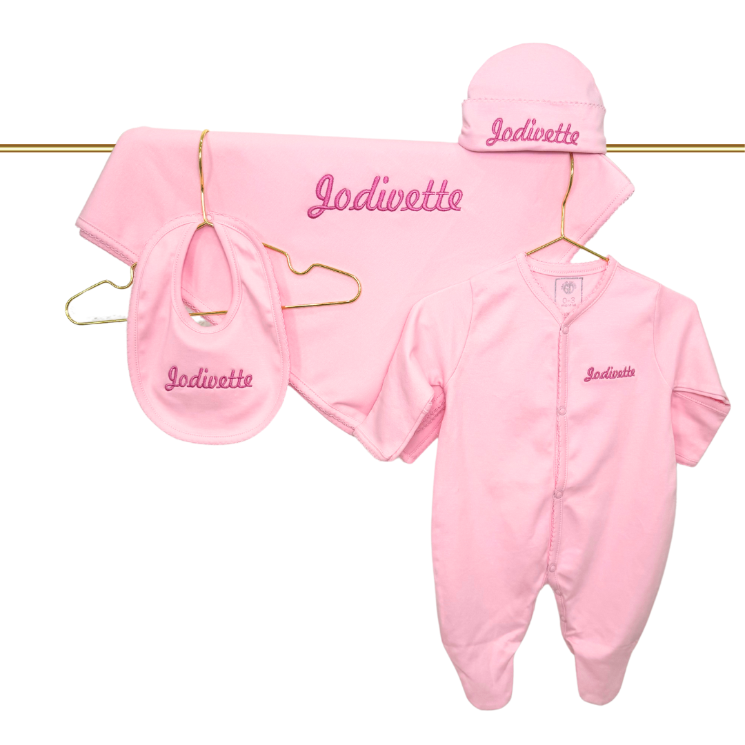 Personalized Baby Clothing 4 pieces Set