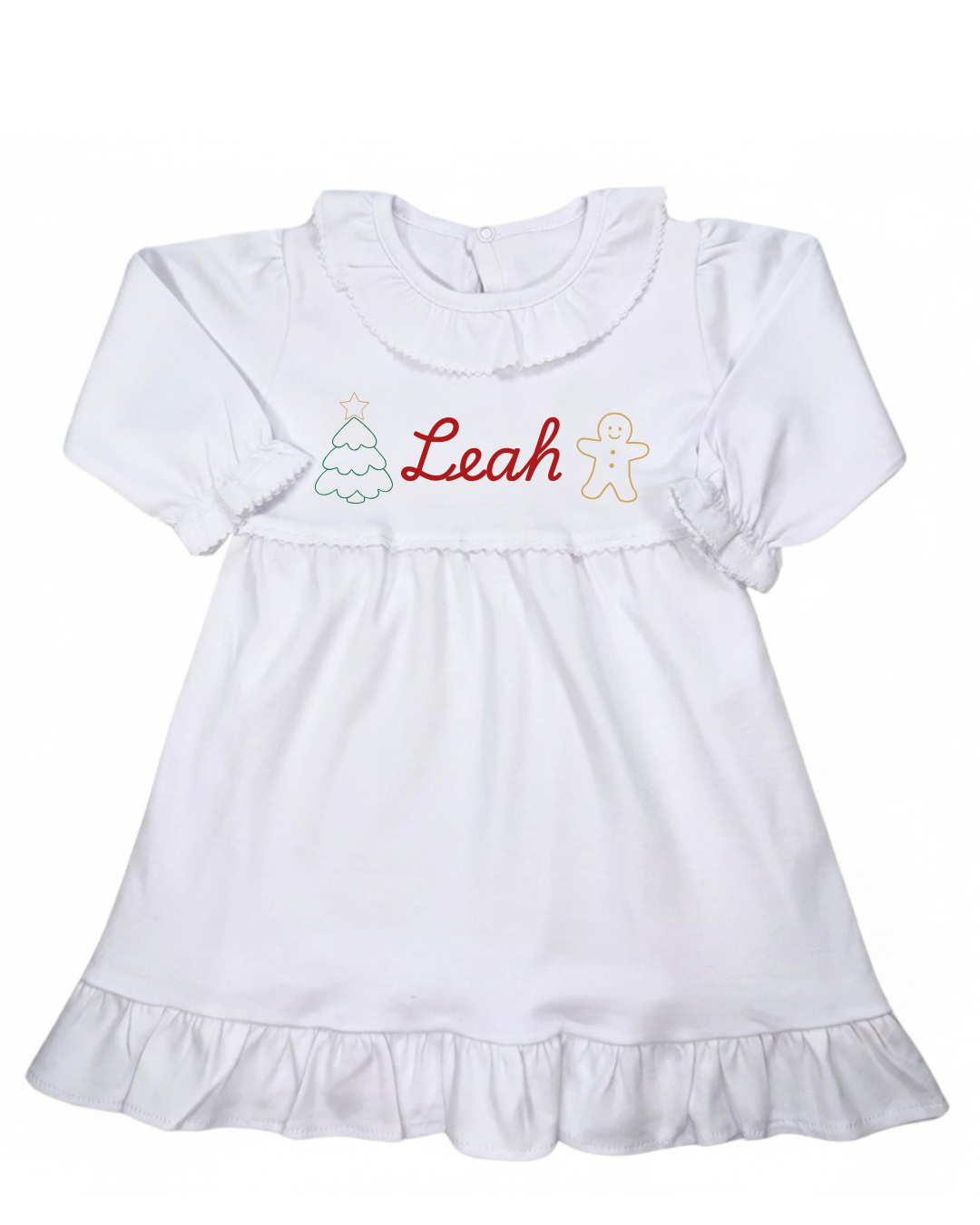 Christmas tree dress gown