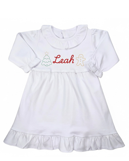 Christmas tree dress gown