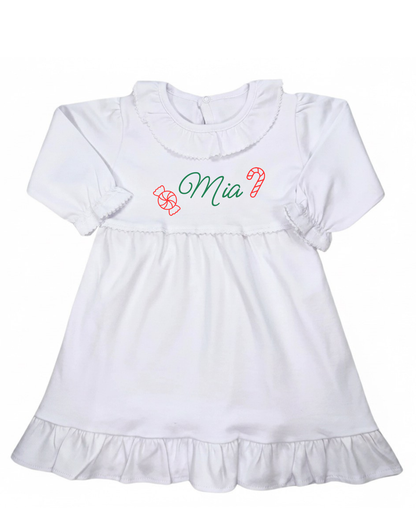 Christmas Candy dress gown