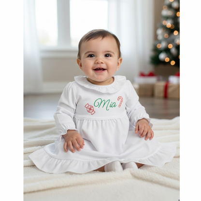 Christmas Candy dress gown