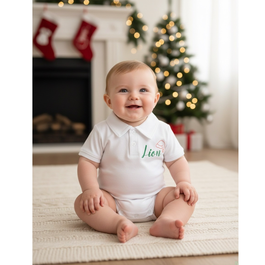 Christmas hat Romper