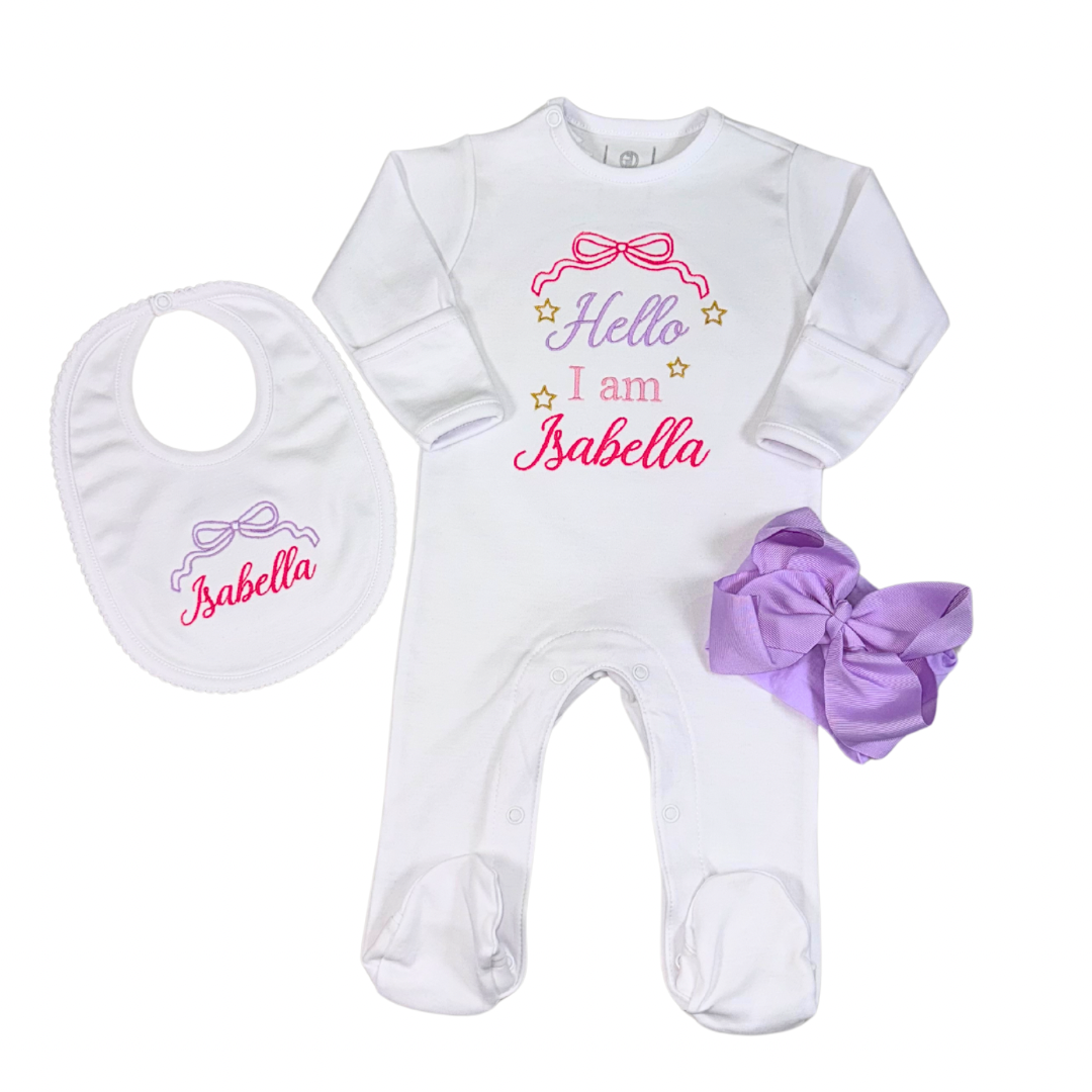 One-piece white set