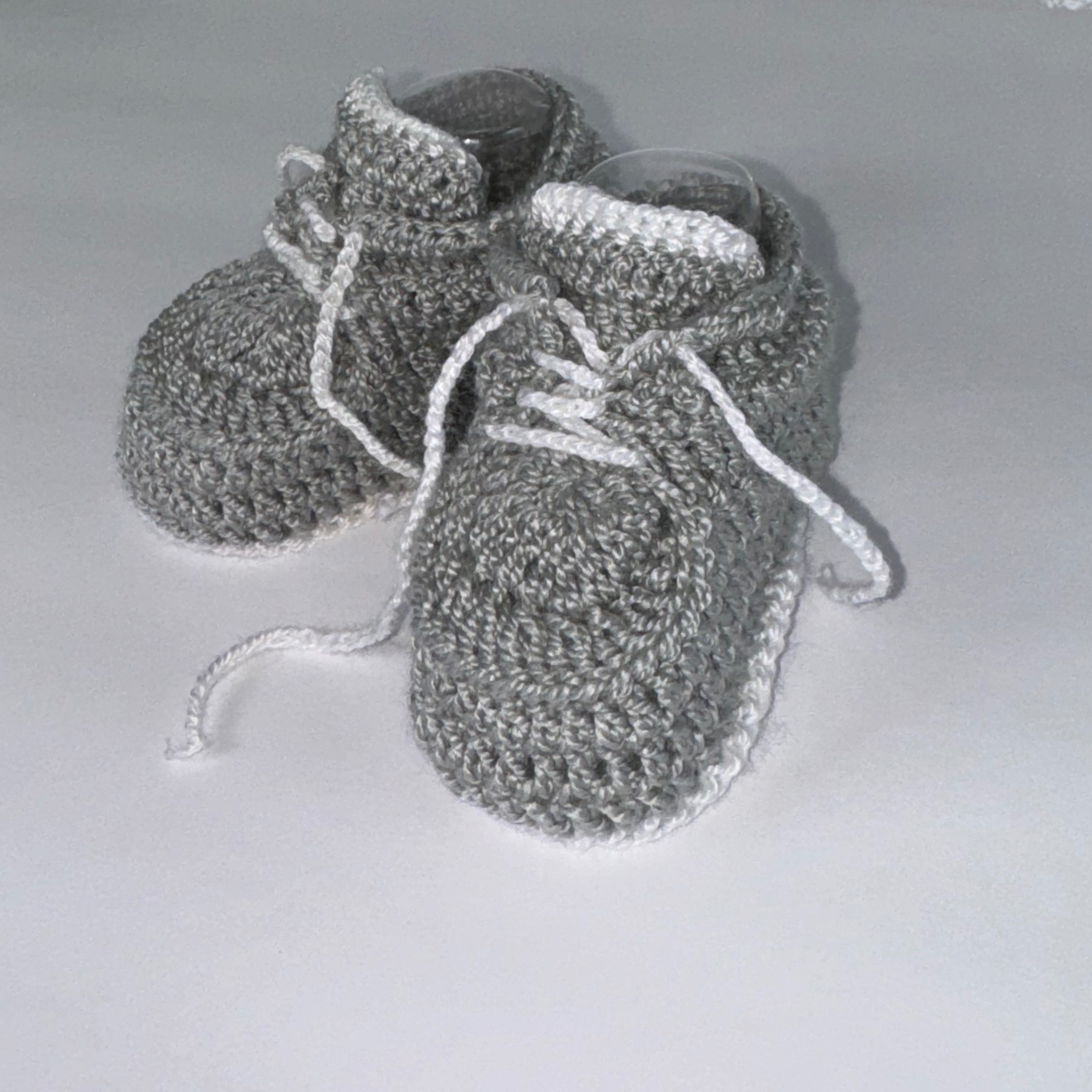 Gray Knit Shoes