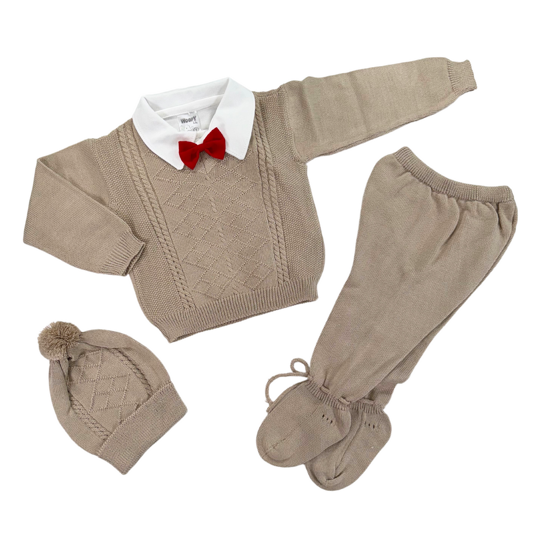 Beige Knit set