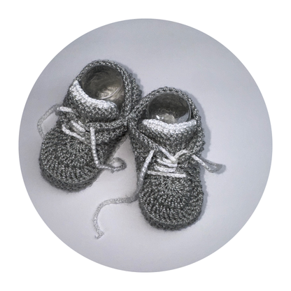 Gray Knit Shoes