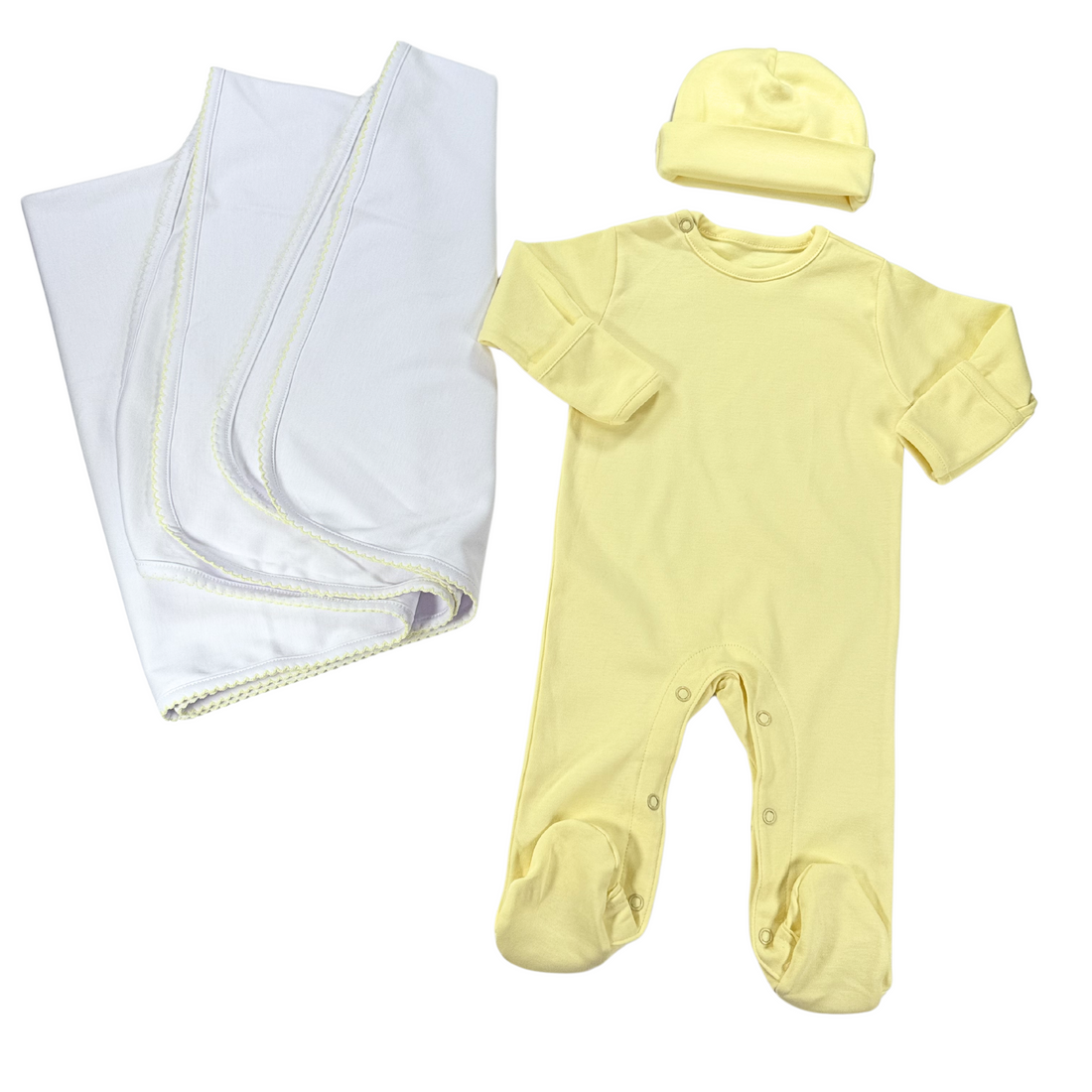 One-piece yellow set