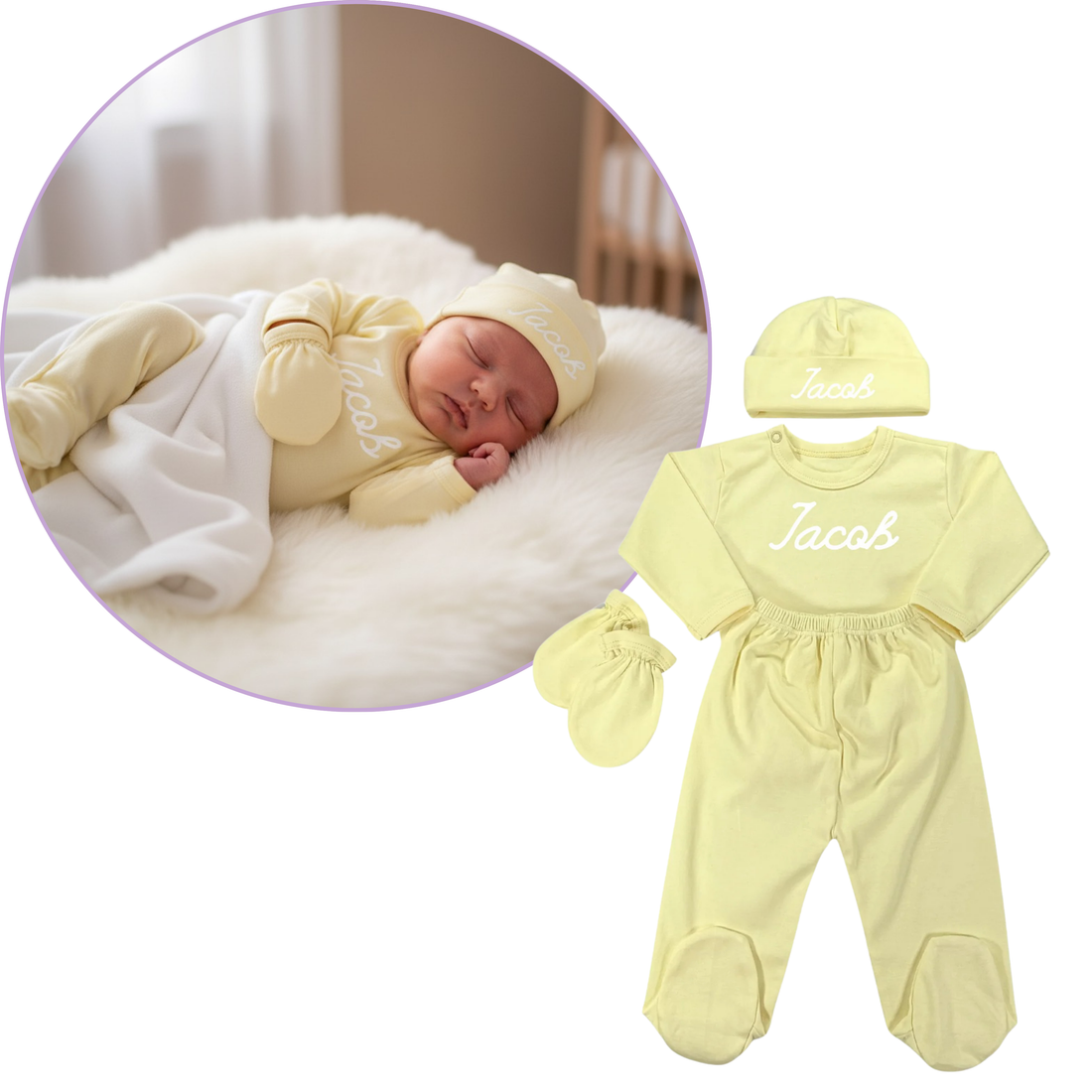 Two pieces Yellow Set