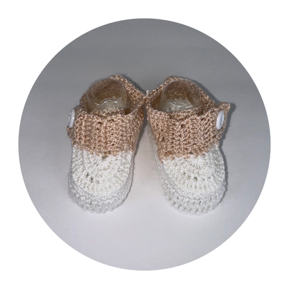 Beige Knit Shoes