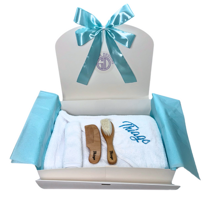 Bath Set Towel &amp; Brush Hair