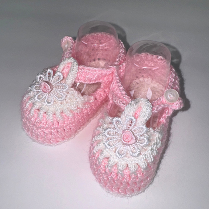 Pink Knit Shoes