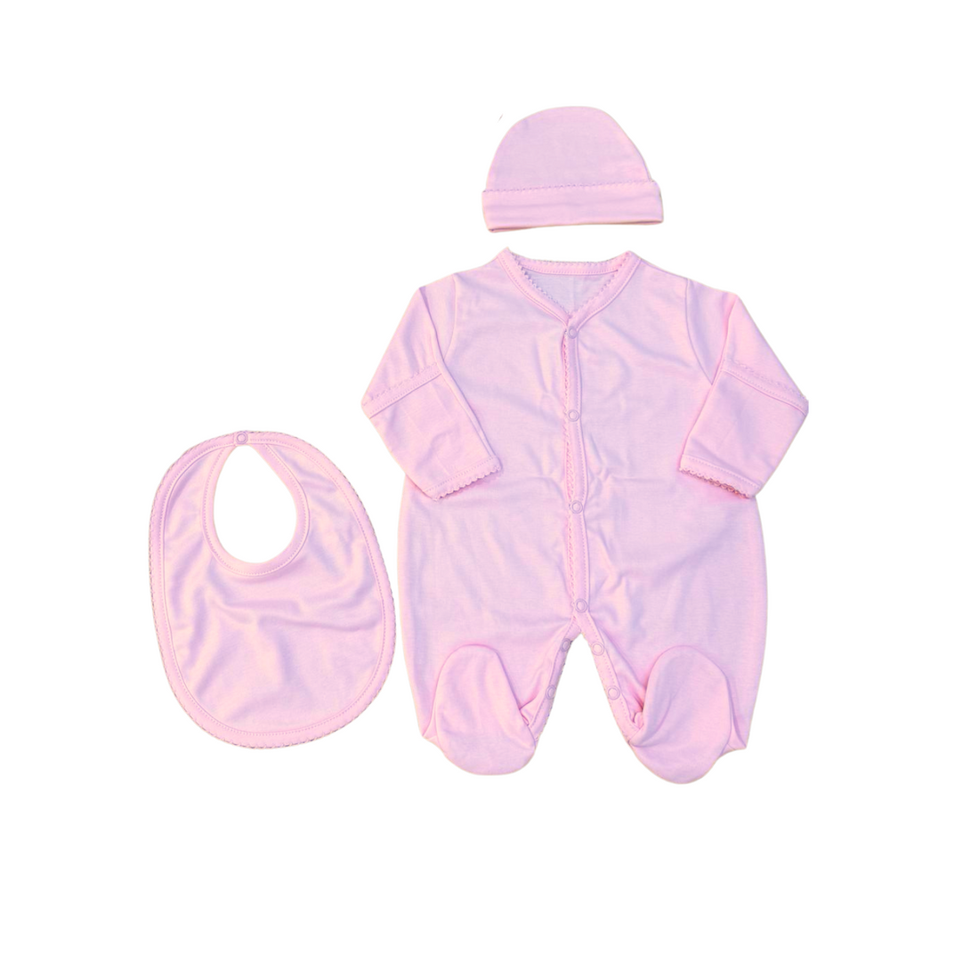 Ballet Pink Pima Cotton Baby Set