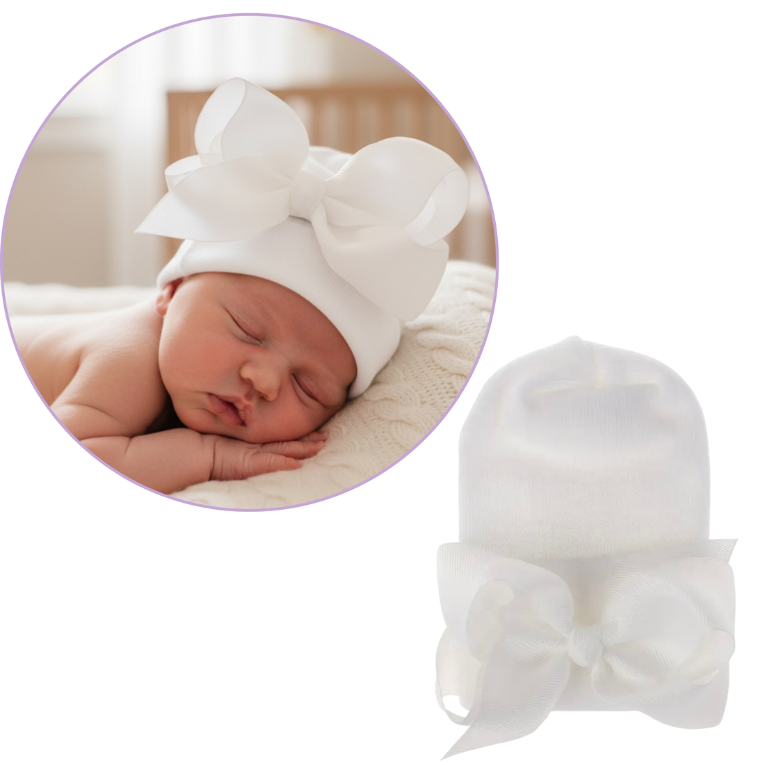Baby Girl Bow Hat