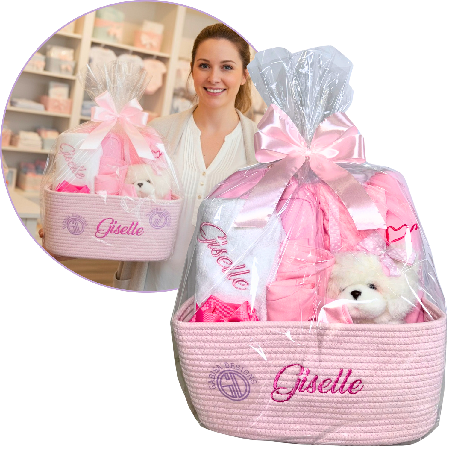 Newborn Baby Gift Set Basket