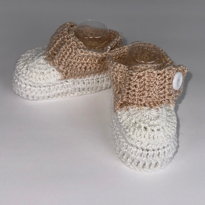 Beige Knit Shoes
