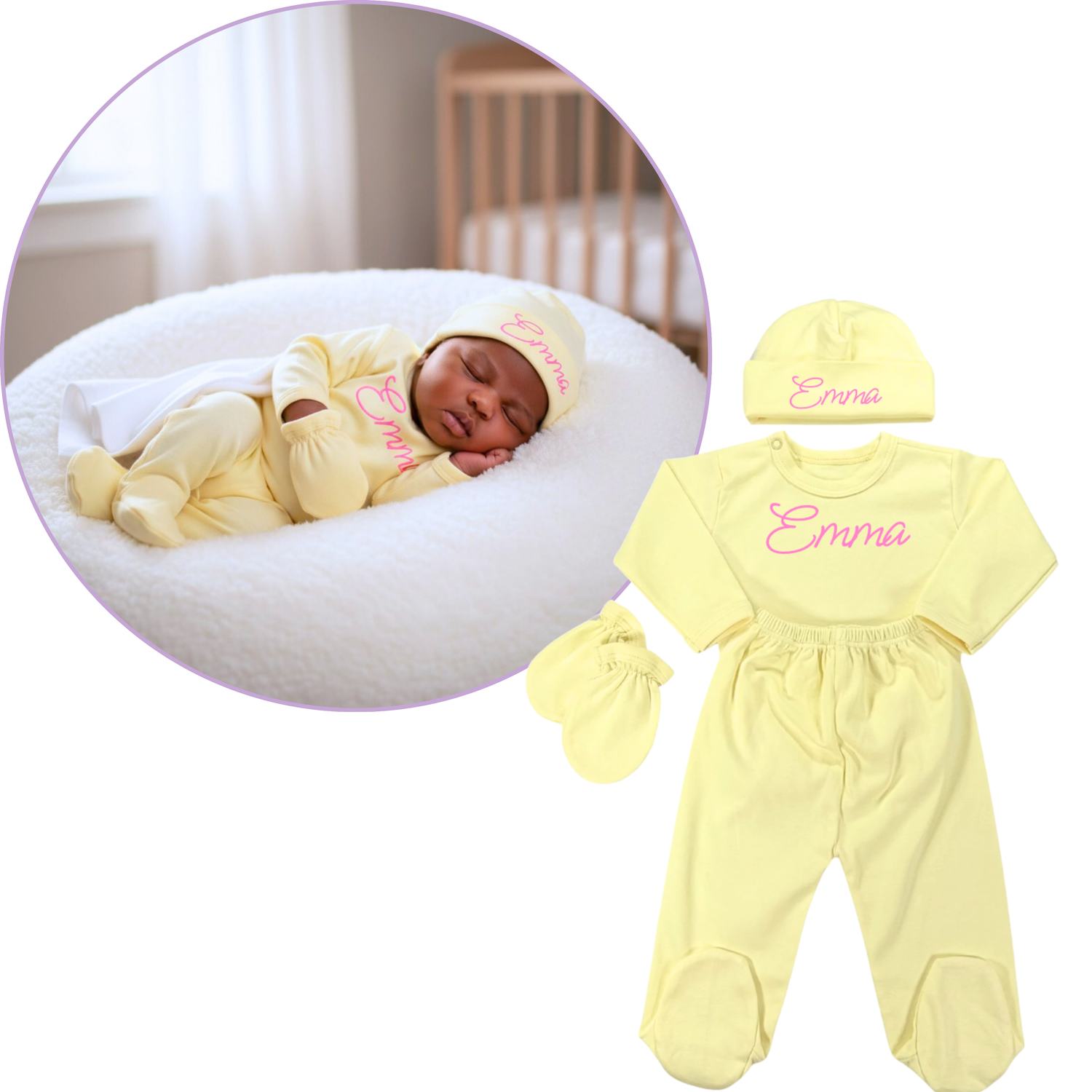 Two pieces Yellow Set