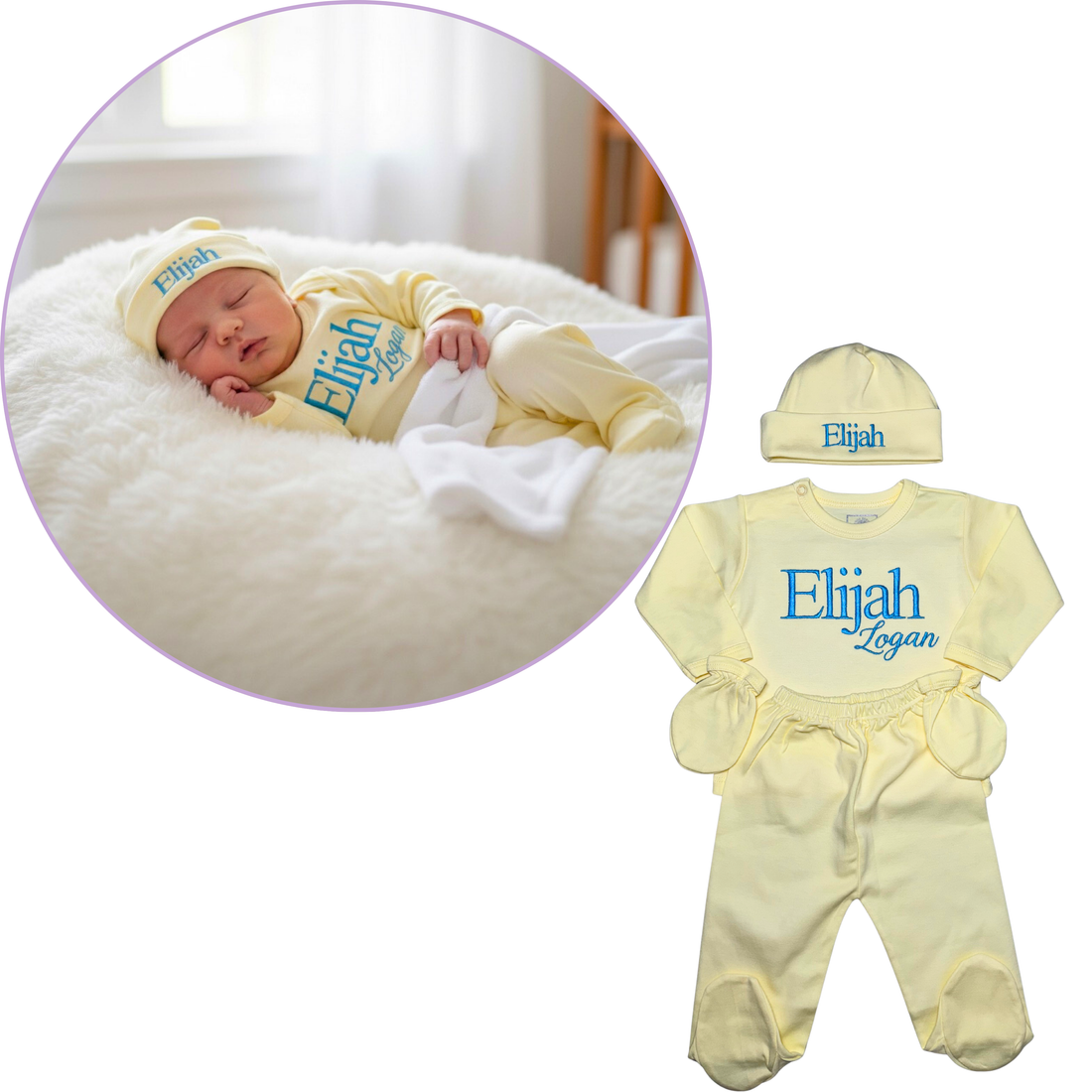 Two pieces Yellow Set