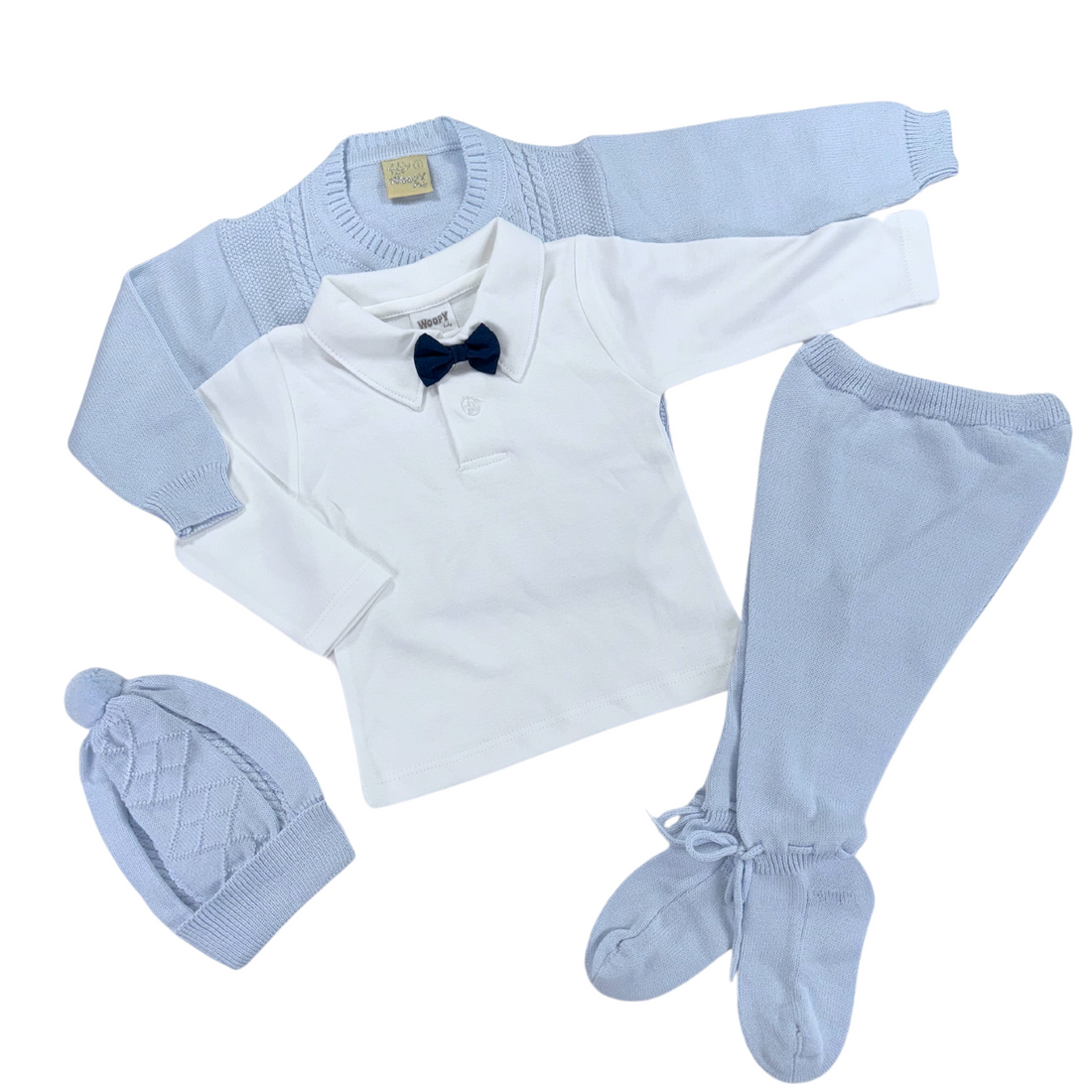 Blue Knit Set