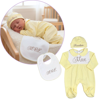 Two tones yellow and white set