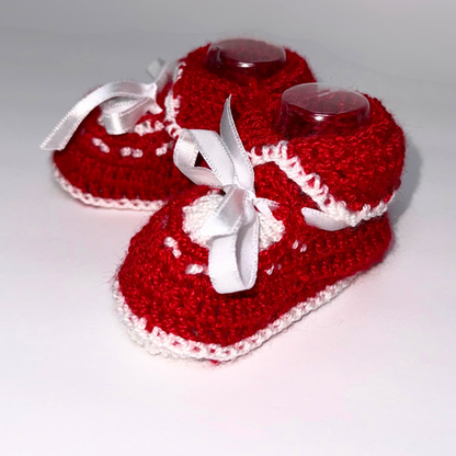 Red Knit Shoes