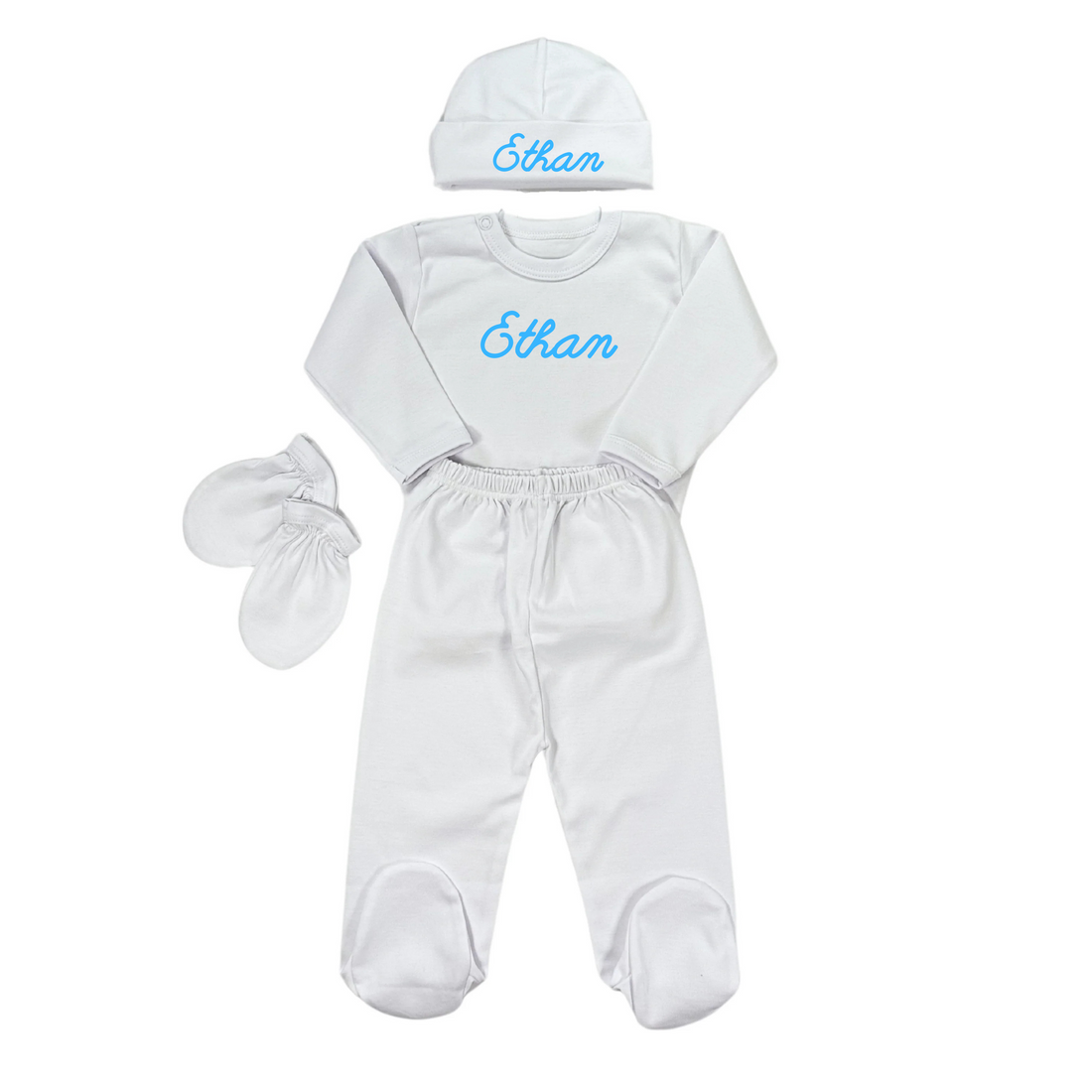 Two Pieces White Set