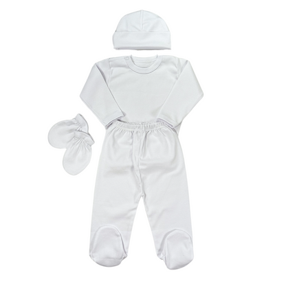 Two Pieces White Set