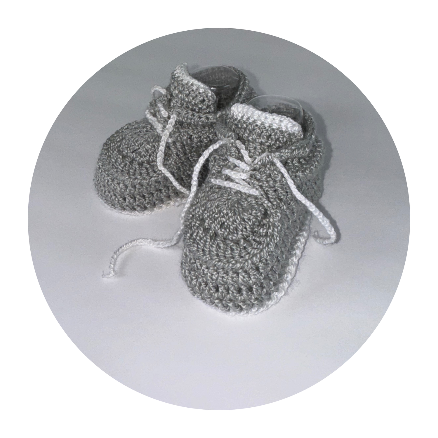 Gray Knit Shoes