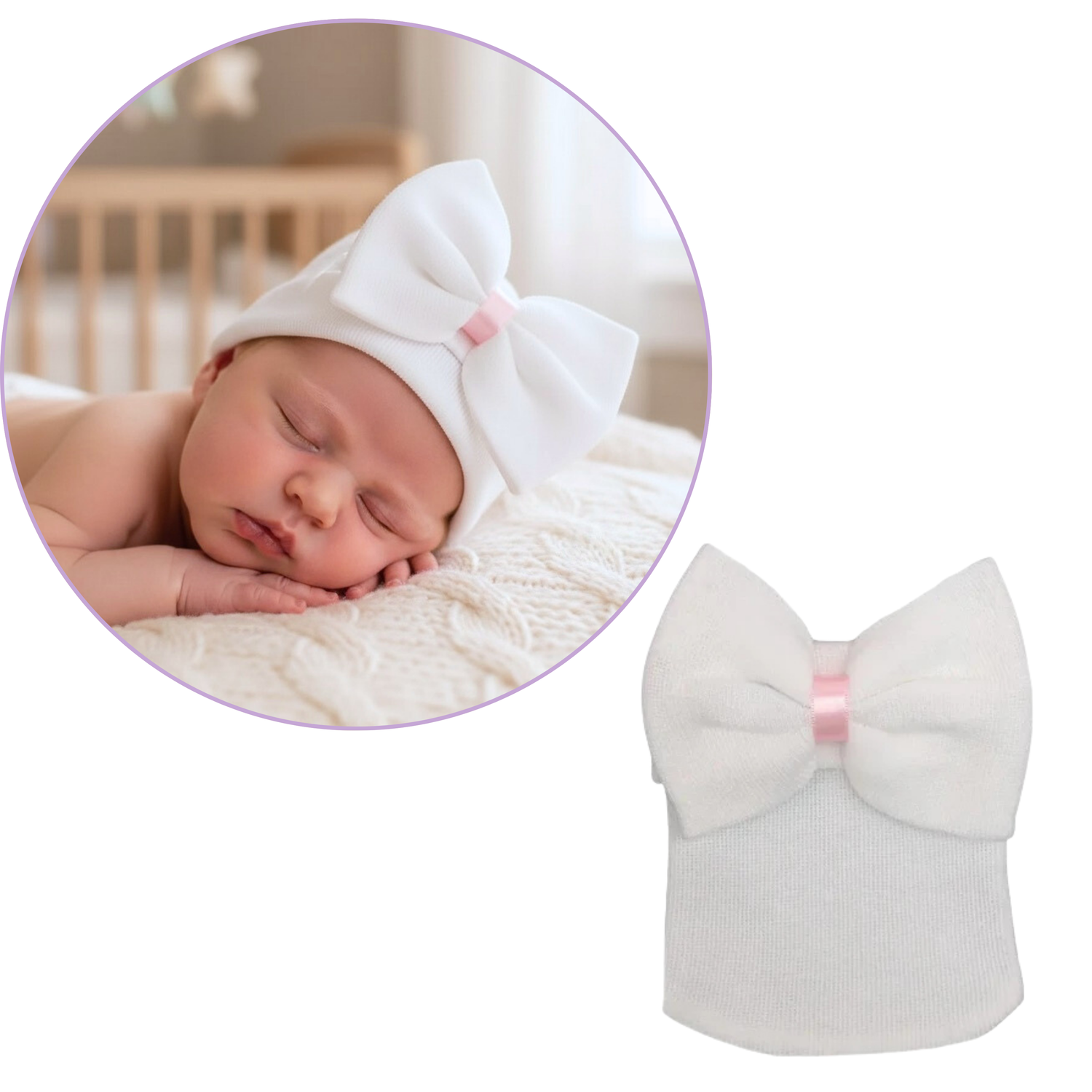 Baby Girl Bow Hat